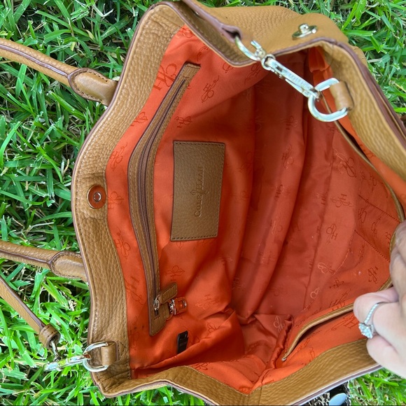 Cole Haan pebbled camel tote - Picture 7 of 8